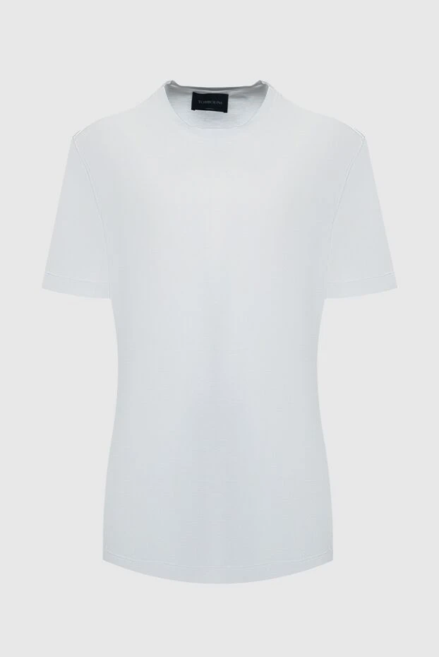 Tombolini man white cotton t-shirt for men купить с ценами и фото 149975 - photo 1