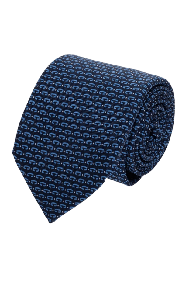 Corneliani man blue silk tie for men купить с ценами и фото 149992 - photo 1