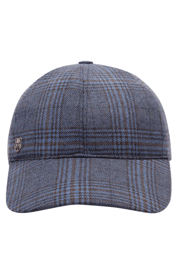 Corneliani man blue wool cap for men купить с ценами и фото 150023 - photo 1