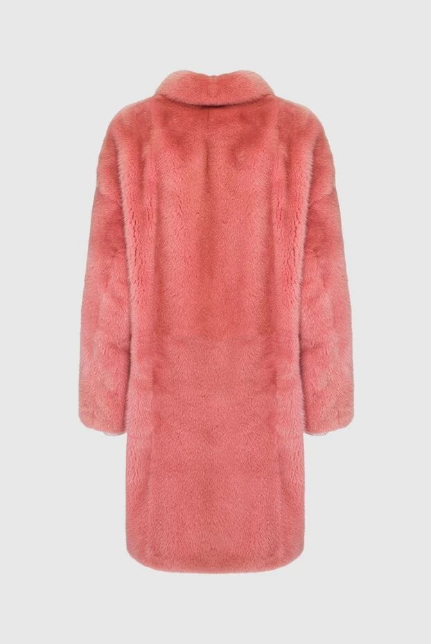 FG Furs woman women's pink natural mink fur coat купить с ценами и фото 150087 - photo 2