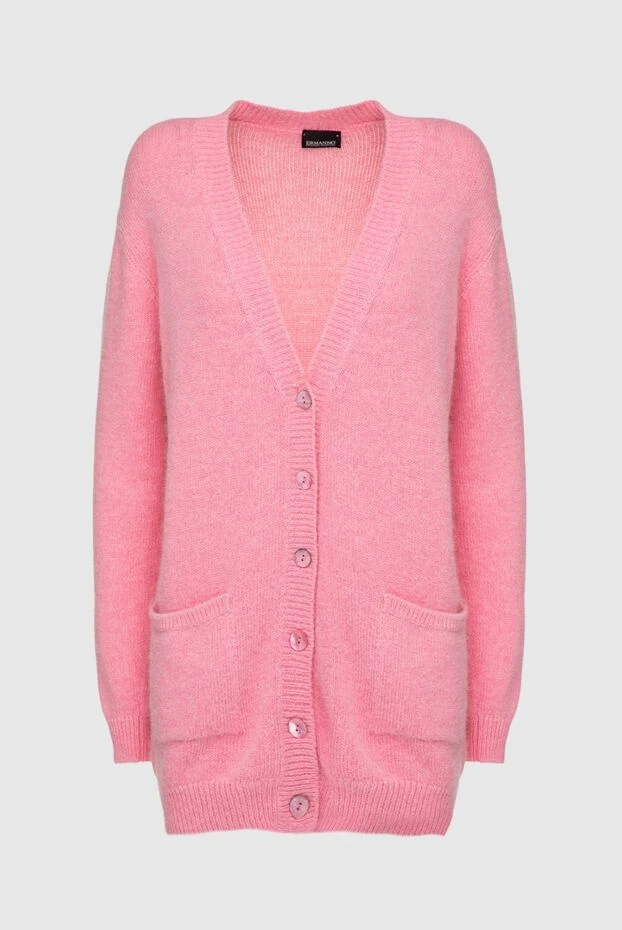 Ermanno Scervino woman pink wool and polyamide сardigan for women купить с ценами и фото 150107 - photo 1