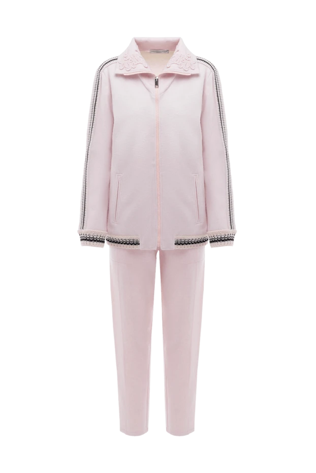 Ermanno Scervino woman women's pink wool walking suit купить с ценами и фото 150112 - photo 1