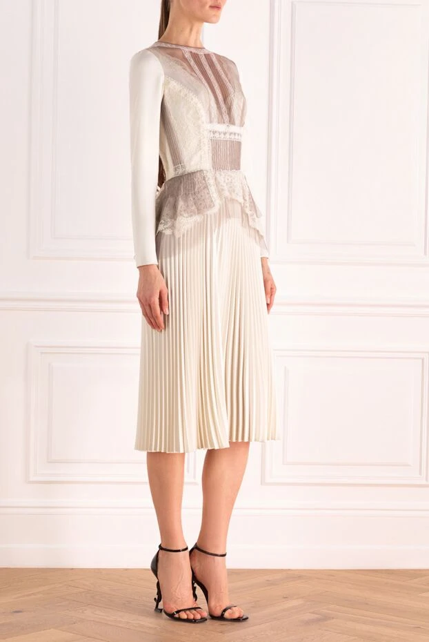 Ermanno Scervino white polyester dress for women 150127 - photo 3