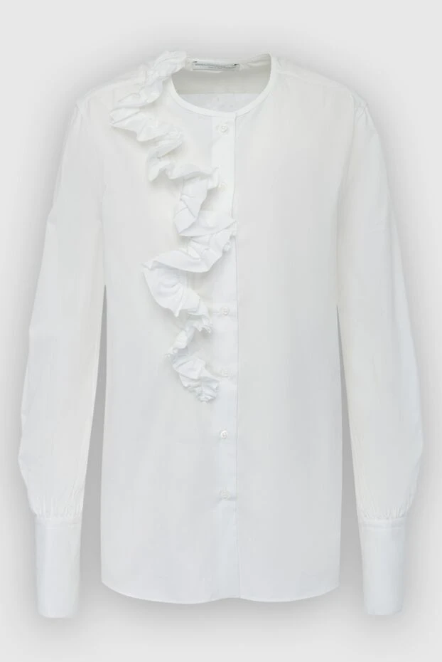 Ermanno Scervino woman white cotton blouse for women купить с ценами и фото 150129 - photo 1