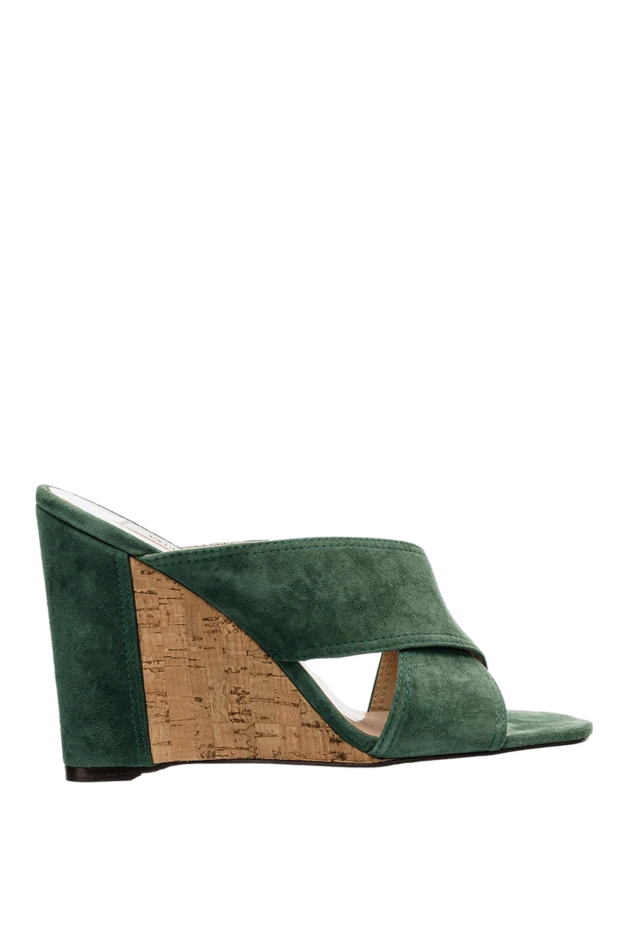 Valentino woman green suede mules for women купить с ценами и фото 150166 - photo 1