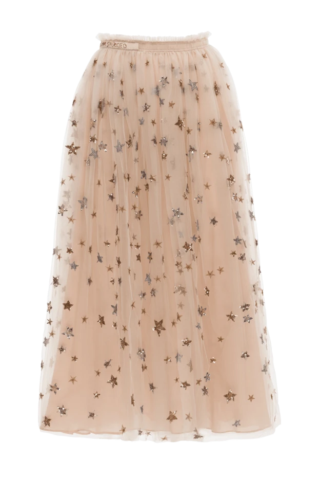 Valentino woman beige polyamide skirt for women купить с ценами и фото 150190 - photo 1