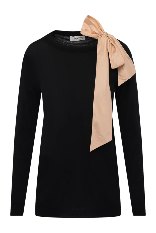 Valentino woman black wool jumper for women купить с ценами и фото 150197 - photo 1