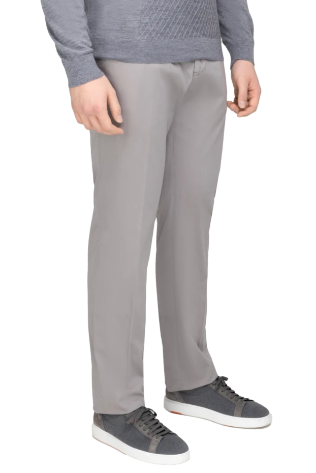 Marco Pescarolo брюки чинос мужские в стиле smart-casual из хлопка 195559 - photo 3