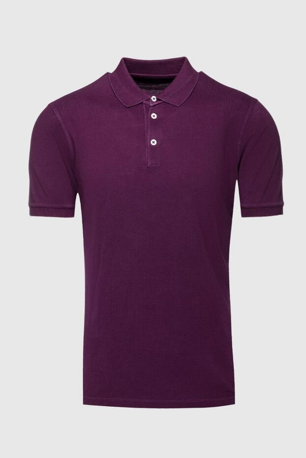 Brunello Cucinelli man cotton polo purple for men купить с ценами и фото 150346 - photo 1