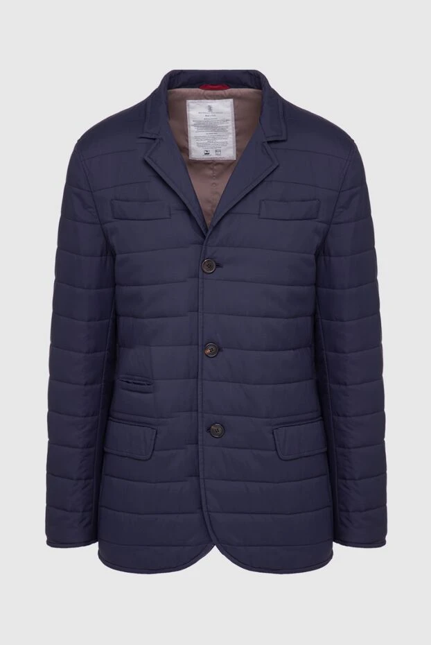 Brunello Cucinelli man nylon jacket blue for men купить с ценами и фото 150396 - photo 1