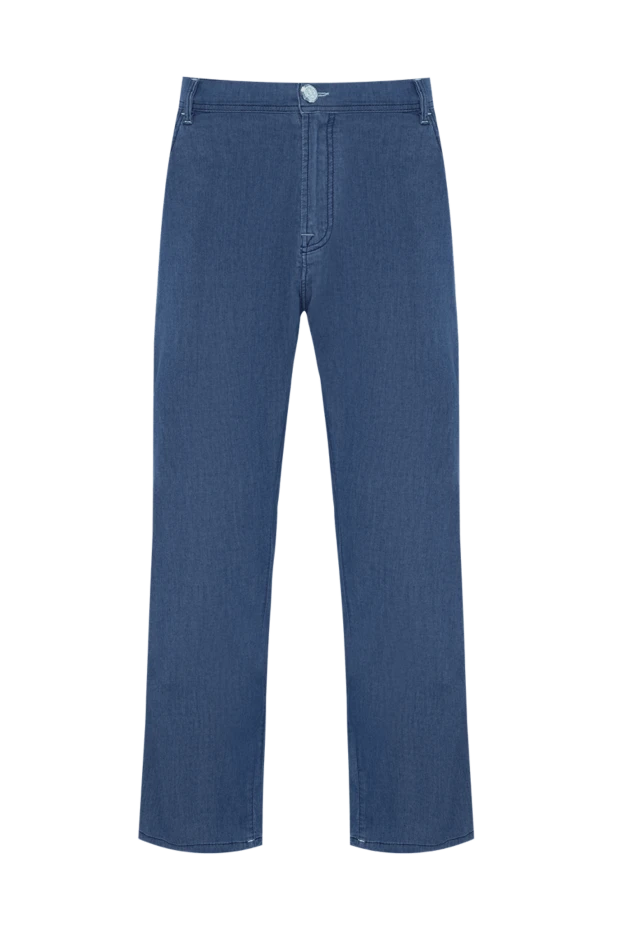 Scissor Scriptor man cotton and polyurethane jeans blue for men купить с ценами и фото 150418 - photo 1