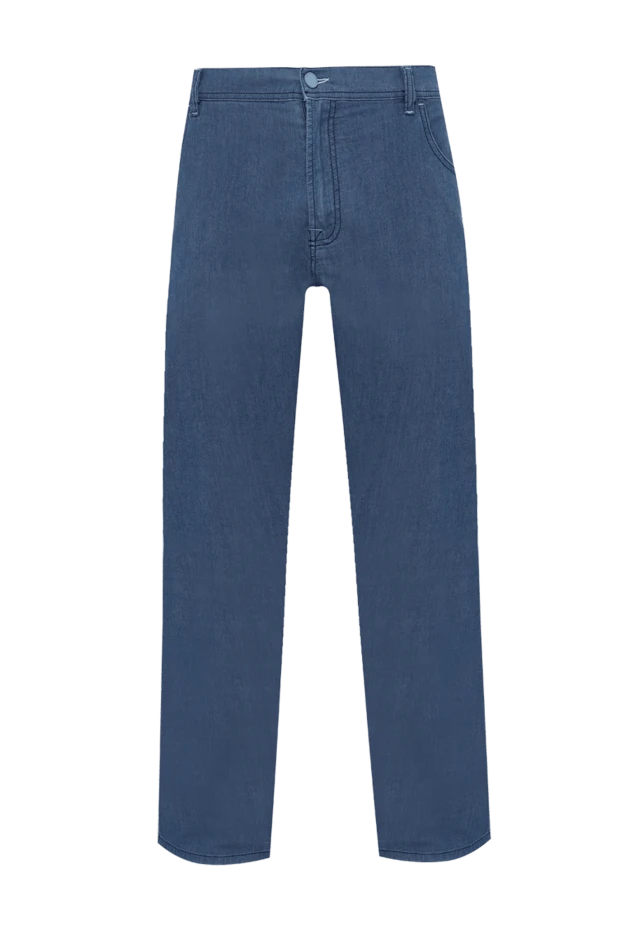 Scissor Scriptor man cotton and polyurethane jeans blue for men купить с ценами и фото 150425 - photo 1