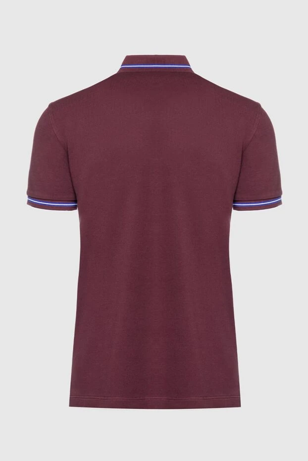 Corneliani man cotton polo burgundy for men купить с ценами и фото 150464 - photo 2