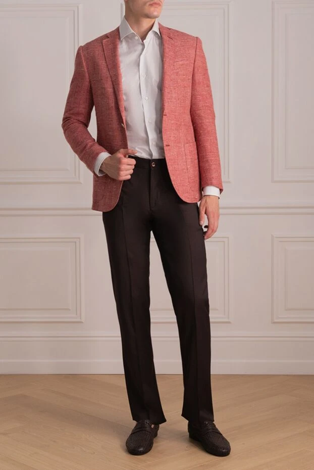 Corneliani man jacket pink for men купить с ценами и фото 150477 - photo 2