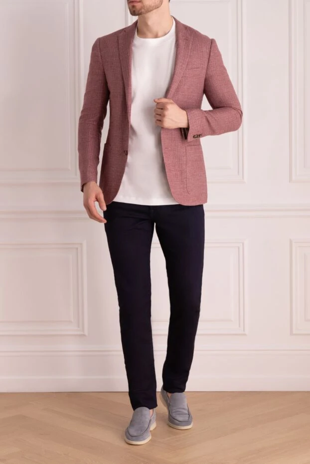 Corneliani man jacket pink for men купить с ценами и фото 150478 - photo 2