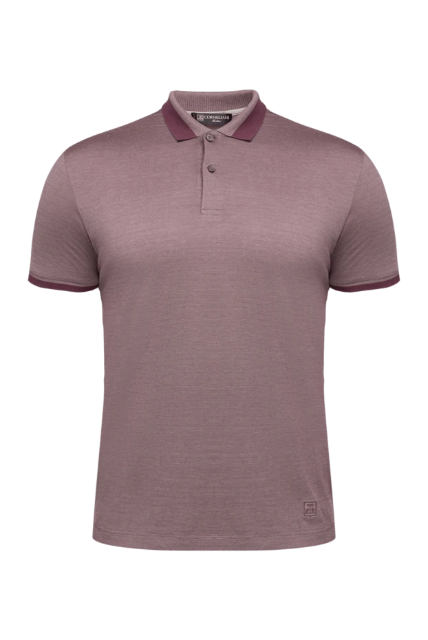 Corneliani man cotton polo beige for men купить с ценами и фото 150494 - photo 1