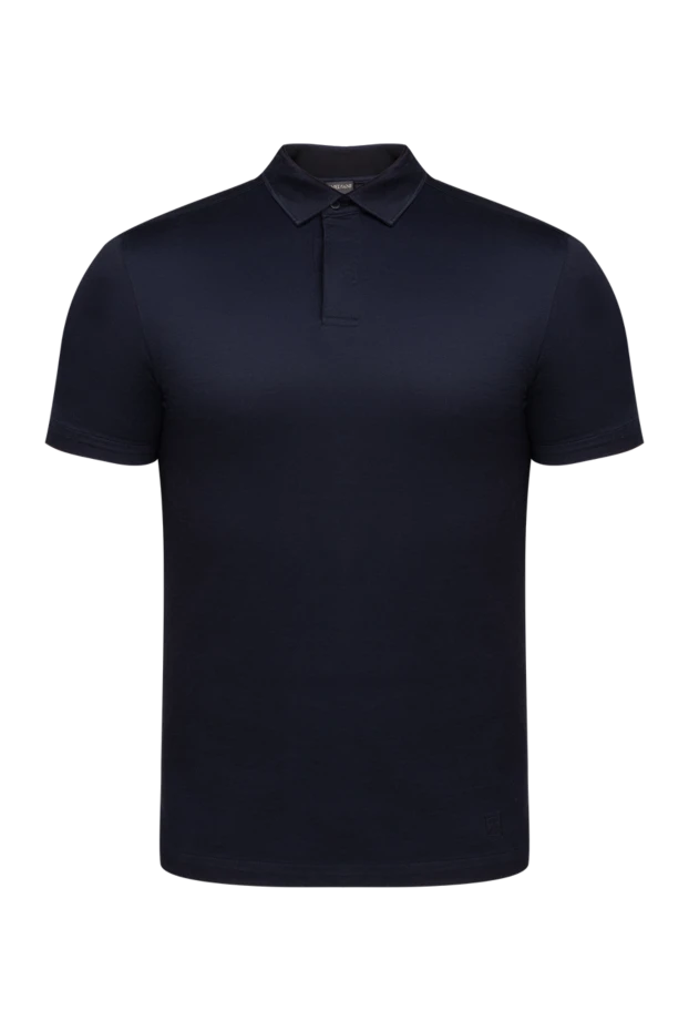 Corneliani man cotton polo black for men купить с ценами и фото 150504 - photo 1