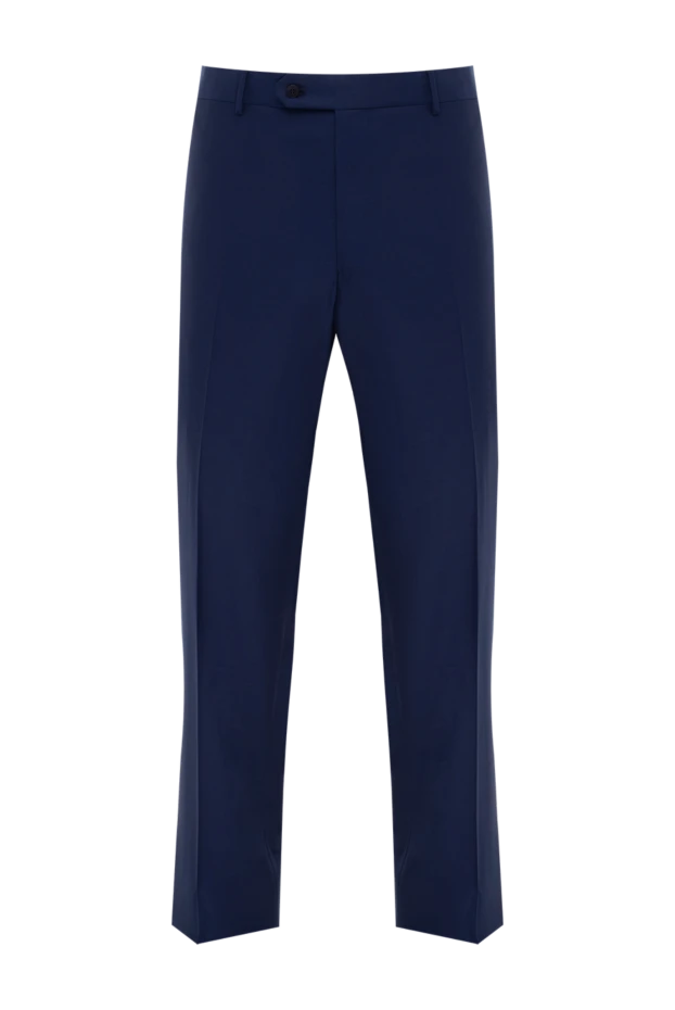 Blue trousers with a clean cut and impeccable fit - photo 1