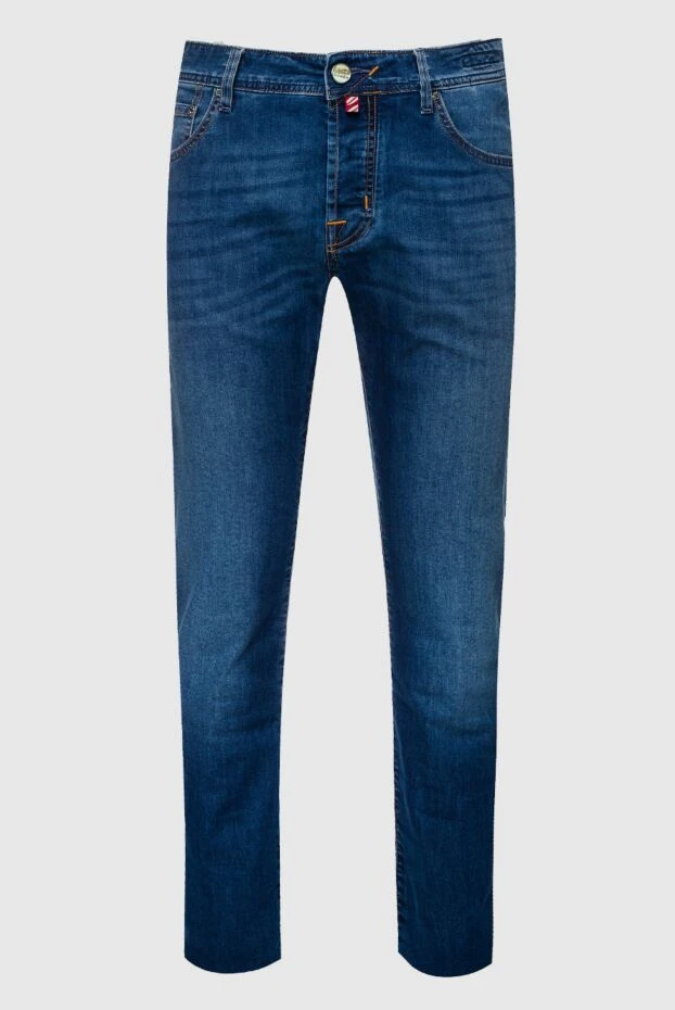 Jacob Cohen man cotton and polyester jeans blue for men купить с ценами и фото 150551 - photo 1