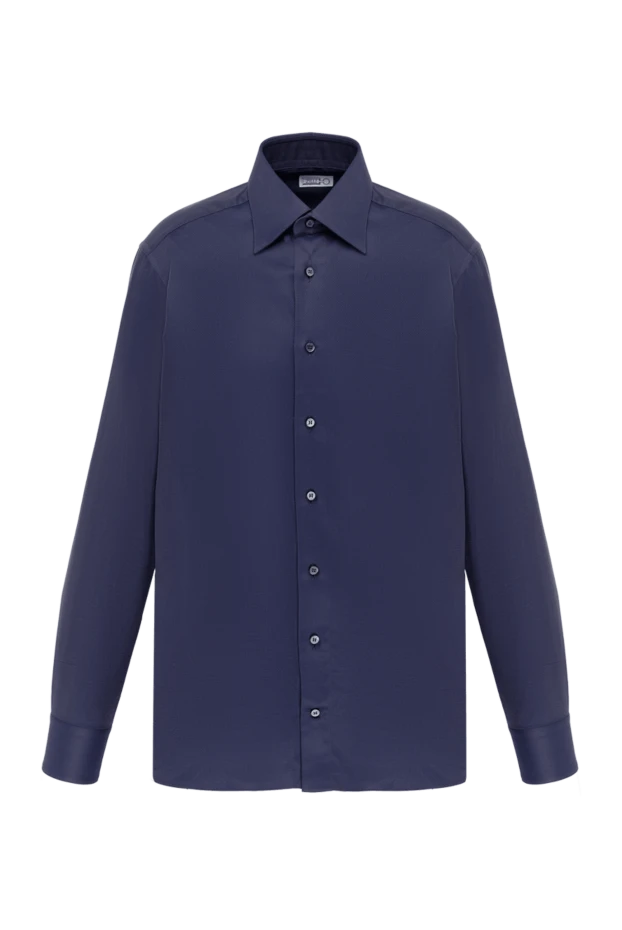 Zilli man violet cotton shirt for men купить с ценами и фото 150654 - photo 1