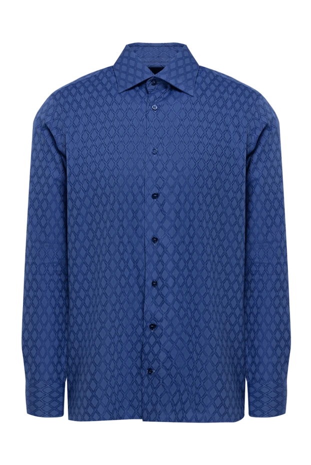 Zilli man violet cotton shirt for men купить с ценами и фото 150659 - photo 1