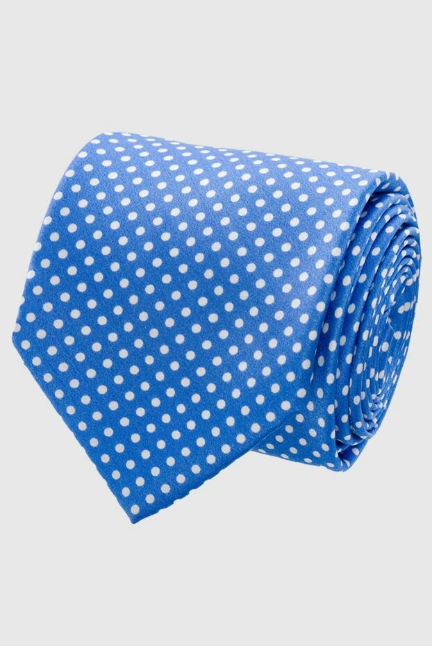 Italo Ferretti man blue silk tie for men купить с ценами и фото 150705 - photo 1