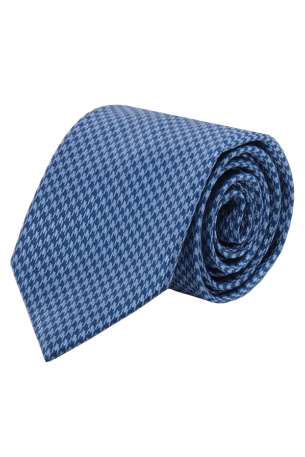 Italo Ferretti man blue silk tie for men купить с ценами и фото 150707 - photo 1