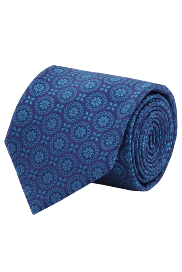 Italo Ferretti man blue silk tie for men купить с ценами и фото 150708 - photo 1