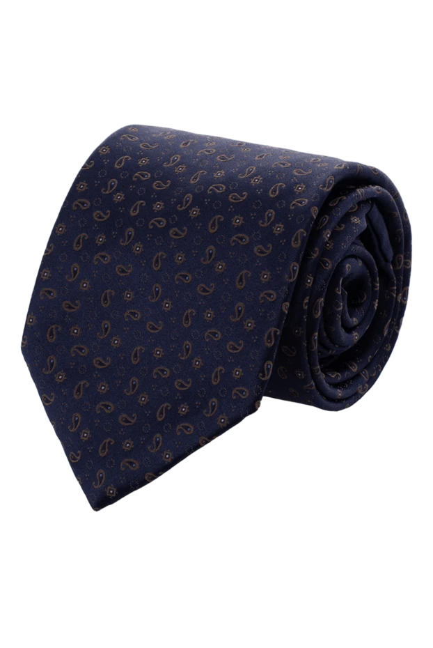 Italo Ferretti man blue silk tie for men купить с ценами и фото 150710 - photo 1