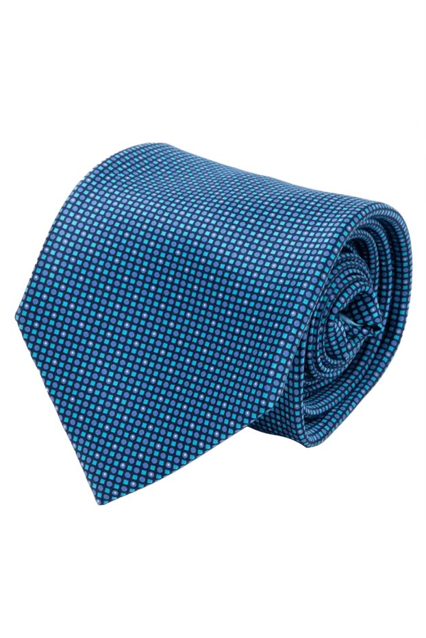 Italo Ferretti man blue silk tie for men купить с ценами и фото 150716 - photo 1