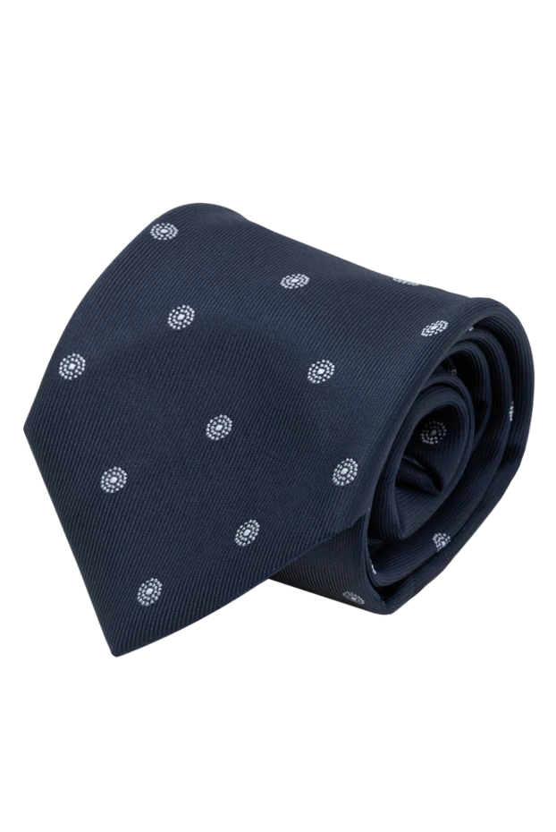 Italo Ferretti man blue silk tie for men купить с ценами и фото 150721 - photo 1