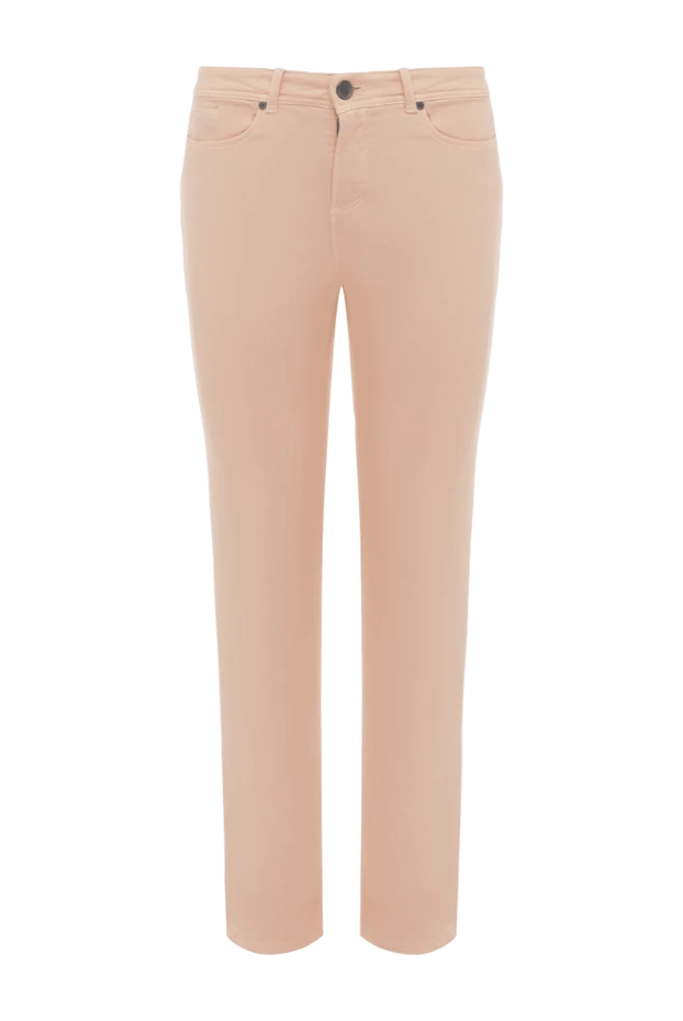 Loro Piana woman beige cotton trousers for women купить с ценами и фото 150777 - photo 1