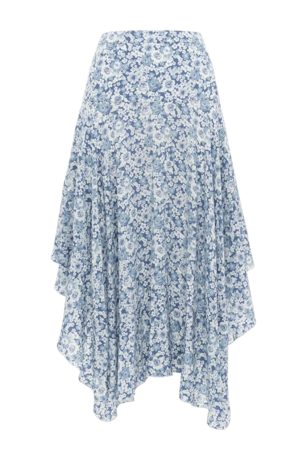 Stella McCartney woman blue silk skirt for women купить с ценами и фото 150804 - photo 1