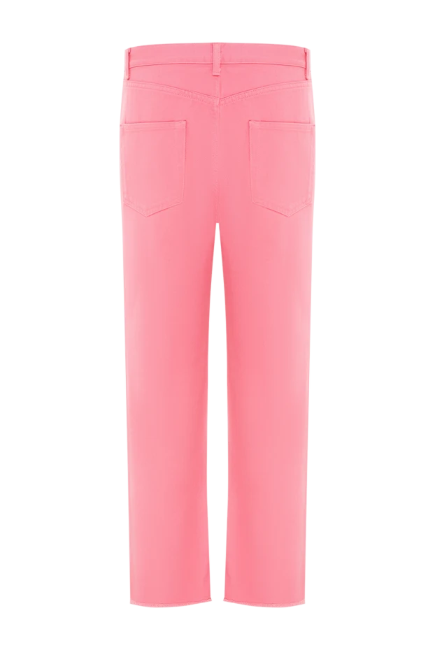 Celine women's pink cotton jeans 150809 - photo 3