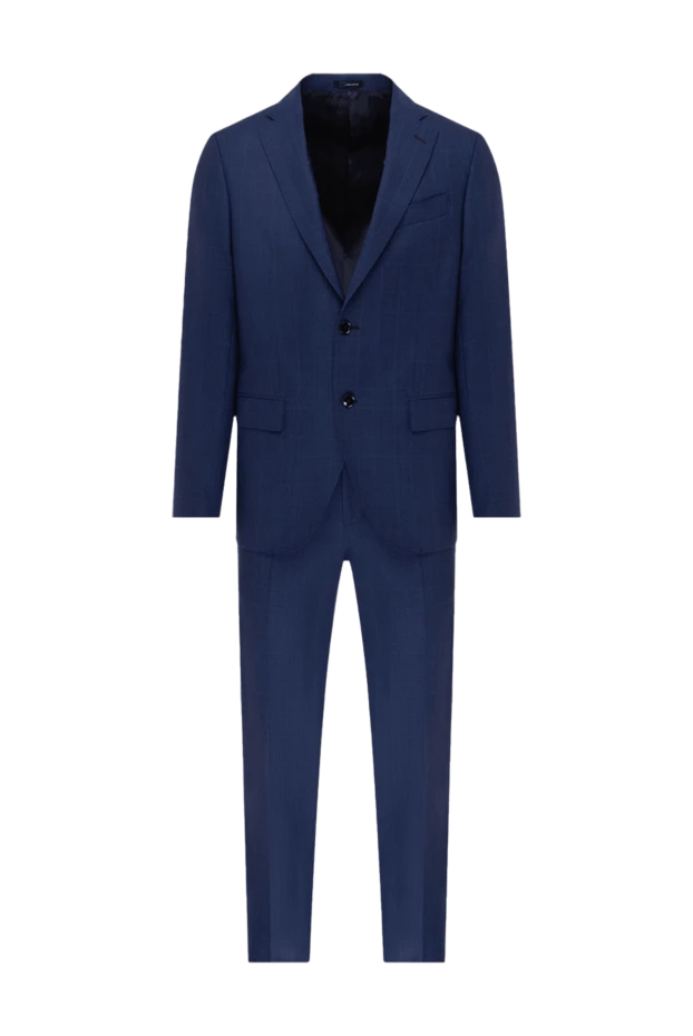 Sartoria Latorre man men's suit made of wool, blue купить с ценами и фото 150869 - photo 1