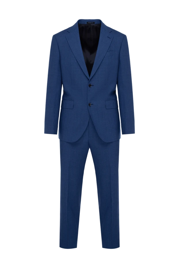 Sartoria Latorre man men's suit made of wool, blue купить с ценами и фото 150884 - photo 1