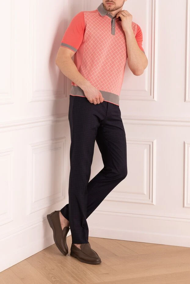 Stefano Ricci коралловое поло из трикотажа с геометрическим принтом
150898 - фото 2