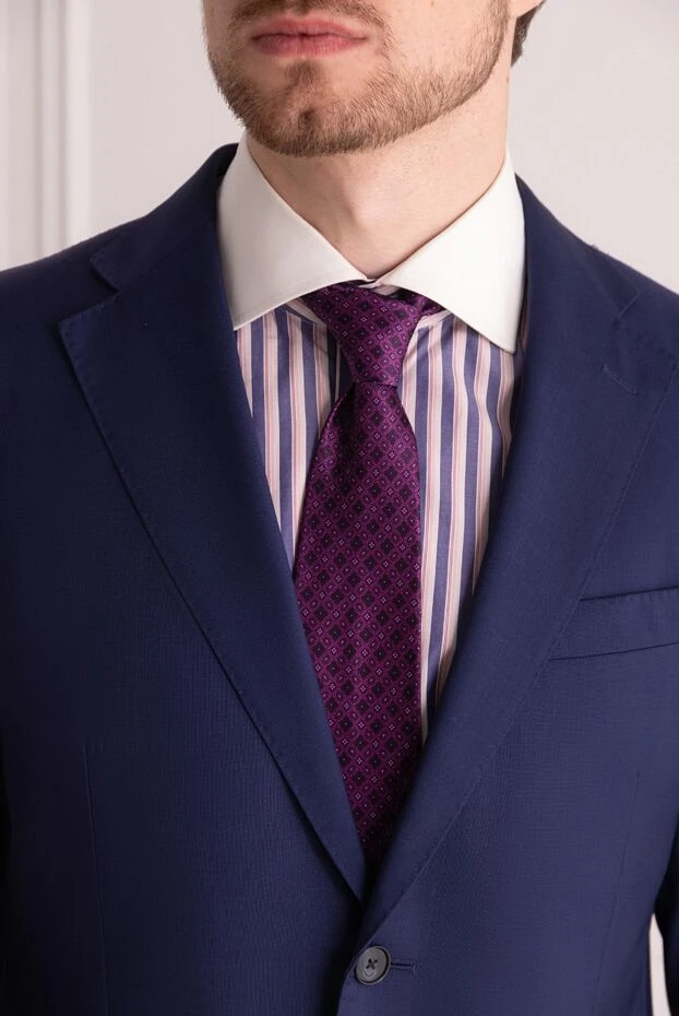 Stefano Ricci silk tie in burgundy for men 150941 - photo 2