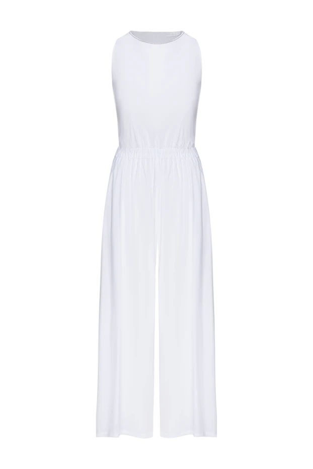 Rocco Ragni woman white cotton and elastane overalls for women купить с ценами и фото 150963 - photo 1