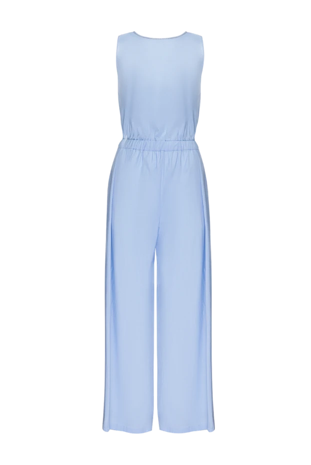 Rocco Ragni woman women's cotton and elastane jumpsuit, blue купить с ценами и фото 150965 - photo 1