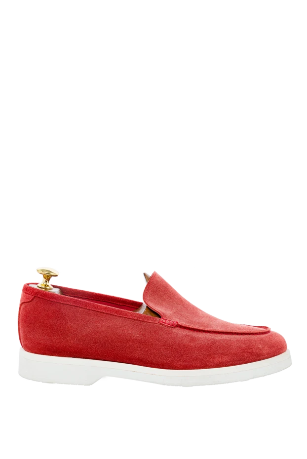 Pellettieri di Parma man red suede moccasins for men купить с ценами и фото 150994 - photo 1