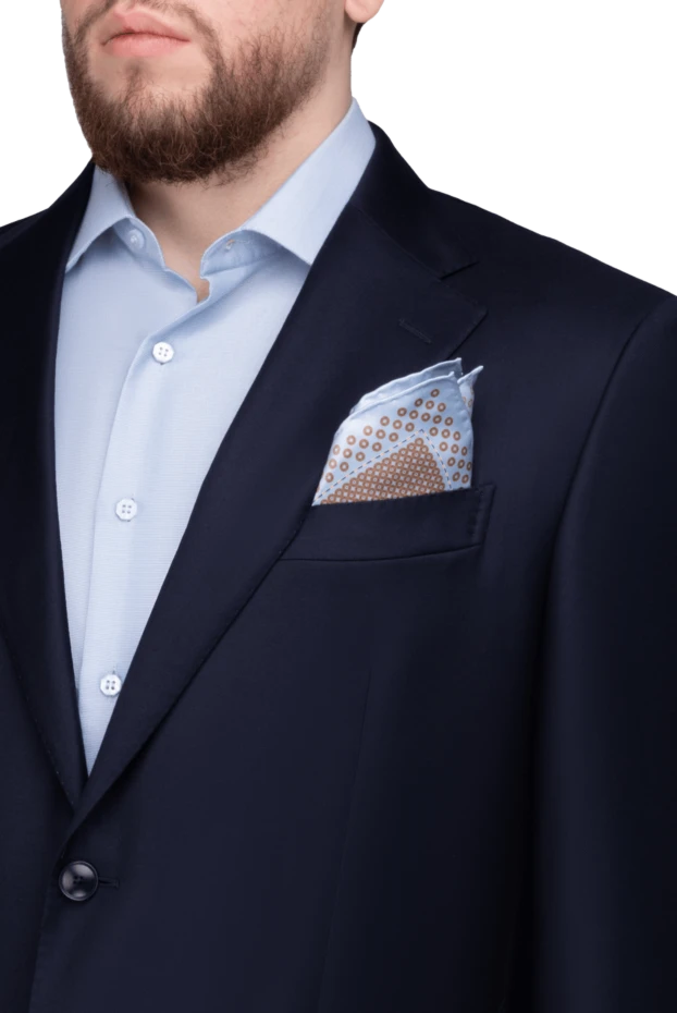 Stefano Ricci пушетте из шелка голубой мужское 151016 - фото 2