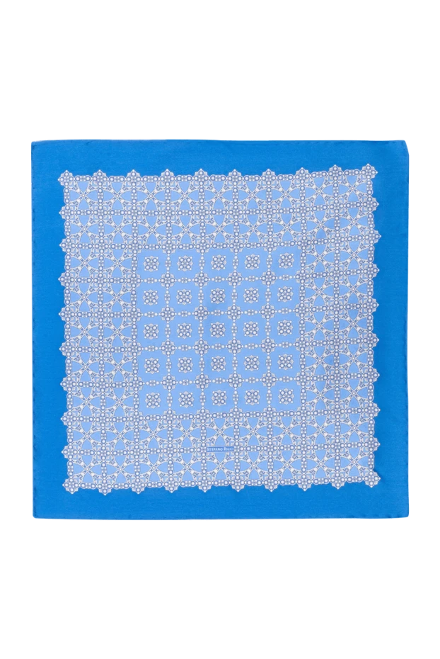 Пушетте из шелка голубой мужское - photo 1