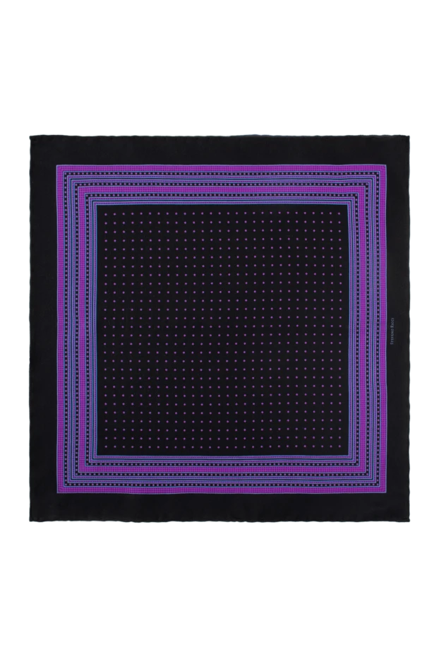 Пушетте из шелка черная мужская - фото 1