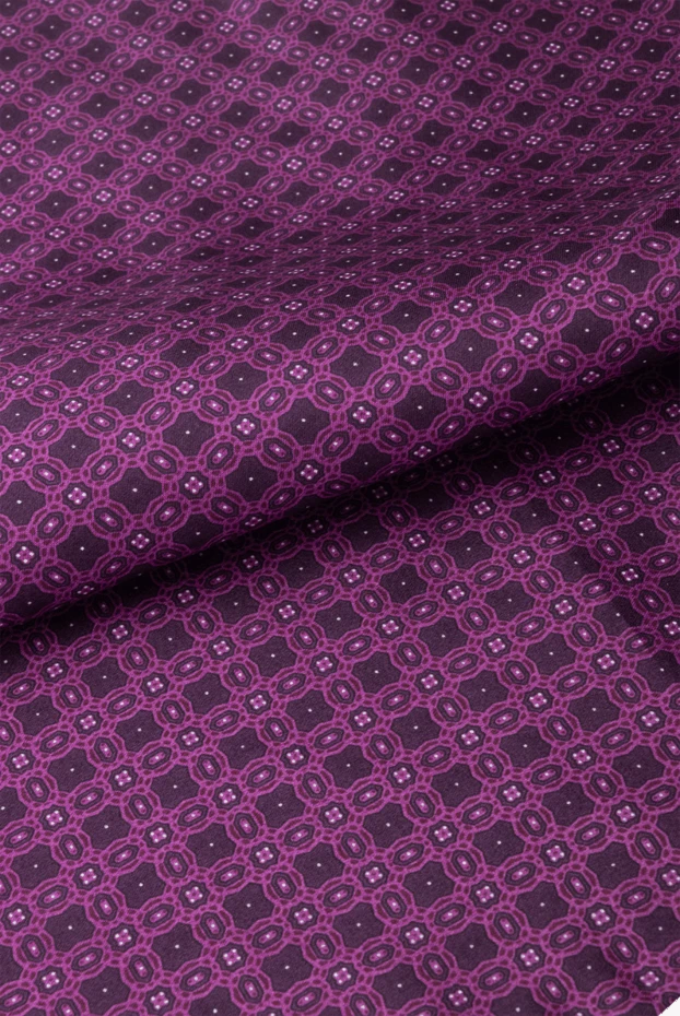 Stefano Ricci пушетте из шелка фиолетовый мужской 151035 - фото 3