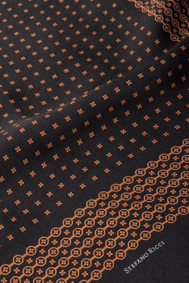 Stefano Ricci пушетте из шелка черный мужской 151036 - фото 3