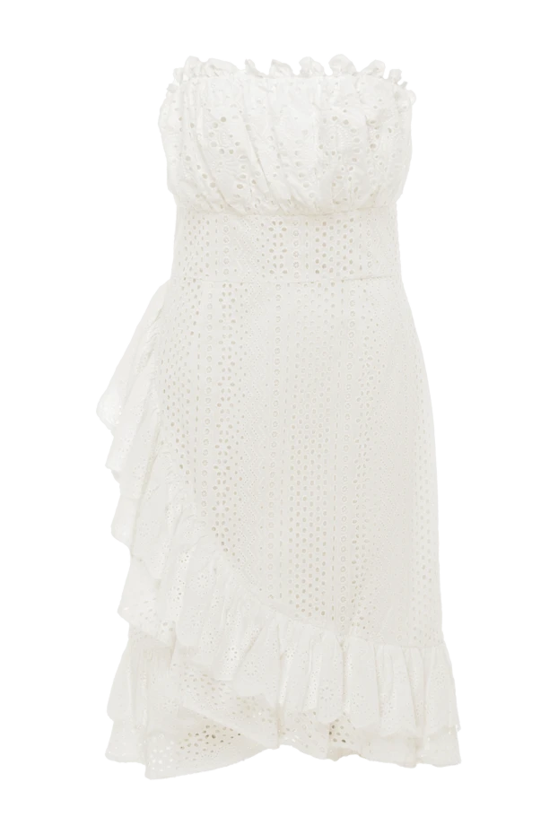 Fleur de Paris woman white cotton dress for women купить с ценами и фото 151054 - photo 1