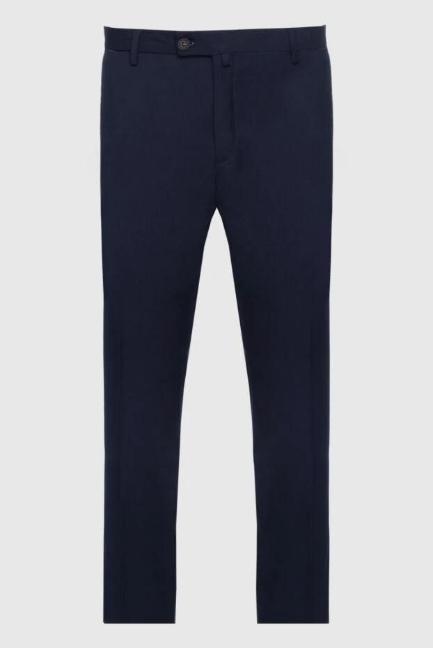 Cesare di Napoli man blue trousers for men купить с ценами и фото 151068 - photo 1