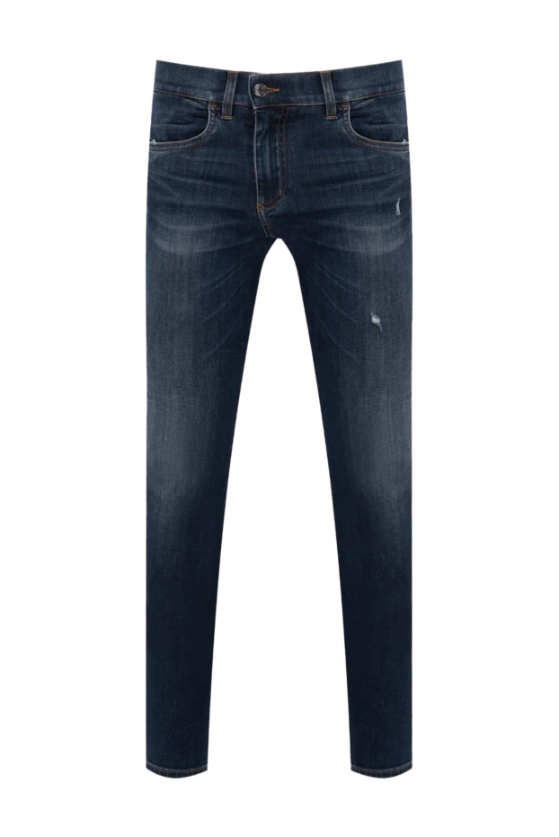 Dolce & Gabbana man cotton and polyester jeans blue for men купить с ценами и фото 151120 - photo 1