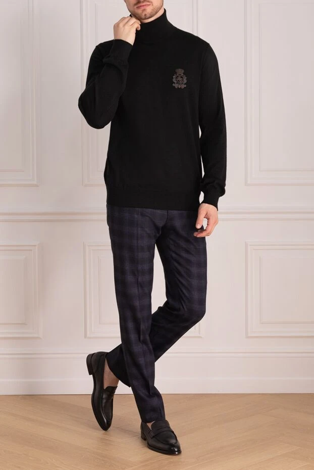 Dolce & Gabbana man golf men's wool and silk black купить с ценами и фото 151138 - photo 2